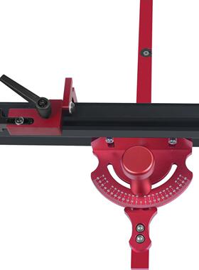 工新推尺推把靠山升级拨挡式半圆角尺推木倒装台锯电94556把木铣