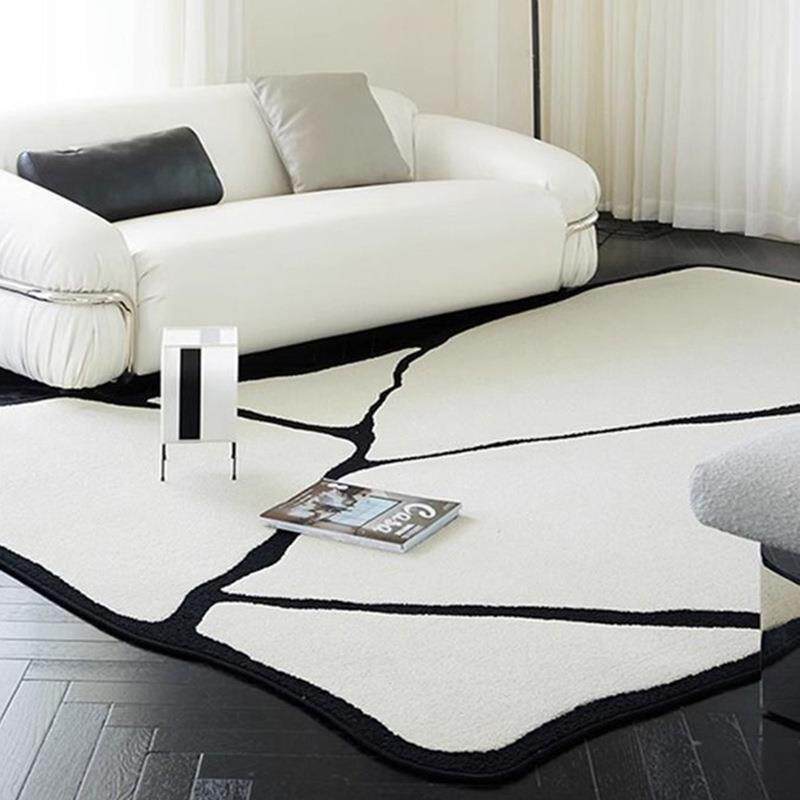 轻奢网红仿羊绒地毯客4.16-w-2厅耐脏易打沙发茶吸几理毯家用卧室