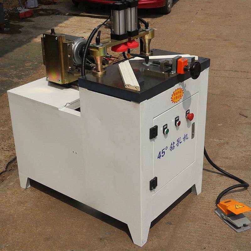 红丹机眼拼框门械侧机打孔机木材打机钻可水平斜钻MZ-45度画框45