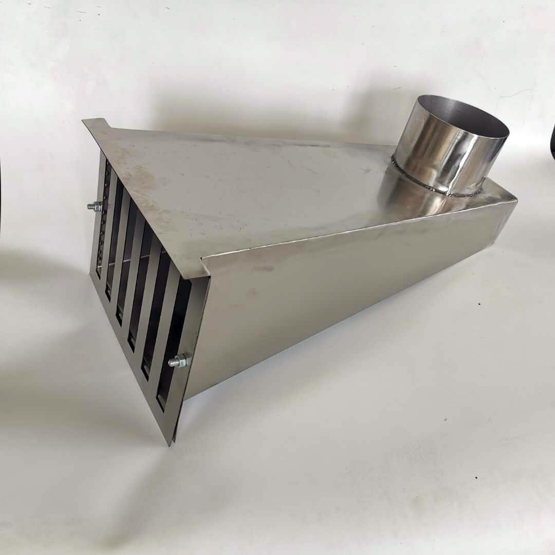 87型不锈侧钢排水斗侧入墙式穿雨水斗落水斗雨水口006漏雨水斗