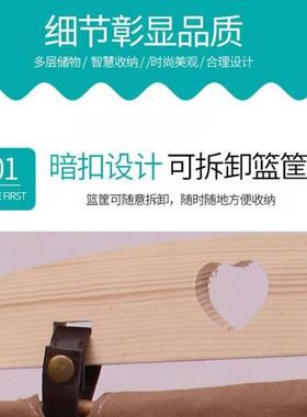 厅杂物收纳架居置物架落地多家层卧VEL室客书零报架实木多层食收