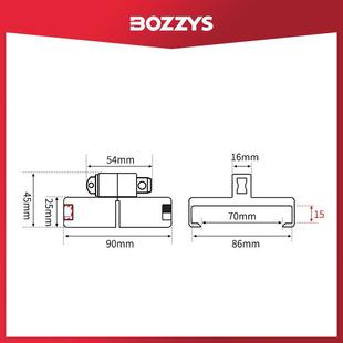 BOZ285ZYS工安全锌合金锁材质LOT业O上锁具挂牌200升油桶盖锁
