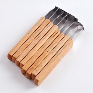 陶艺修8塑件套木柄TRB手工刀头造泥修坯工具陶艺雕坯刻型刻画利坯