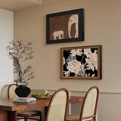 电表箱盒装饰画中古法式复古配电箱挂画高级感表箱遮电挡202JK100