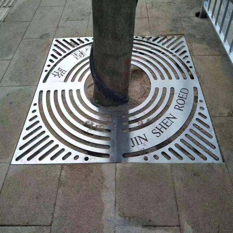 34不钢树池盖0板板篦子盖格栅户外锈园林景观装饰树穴20230414树