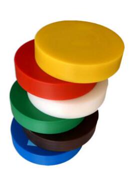 HT45*15cm圆形塑粘板白色弘毅足尺