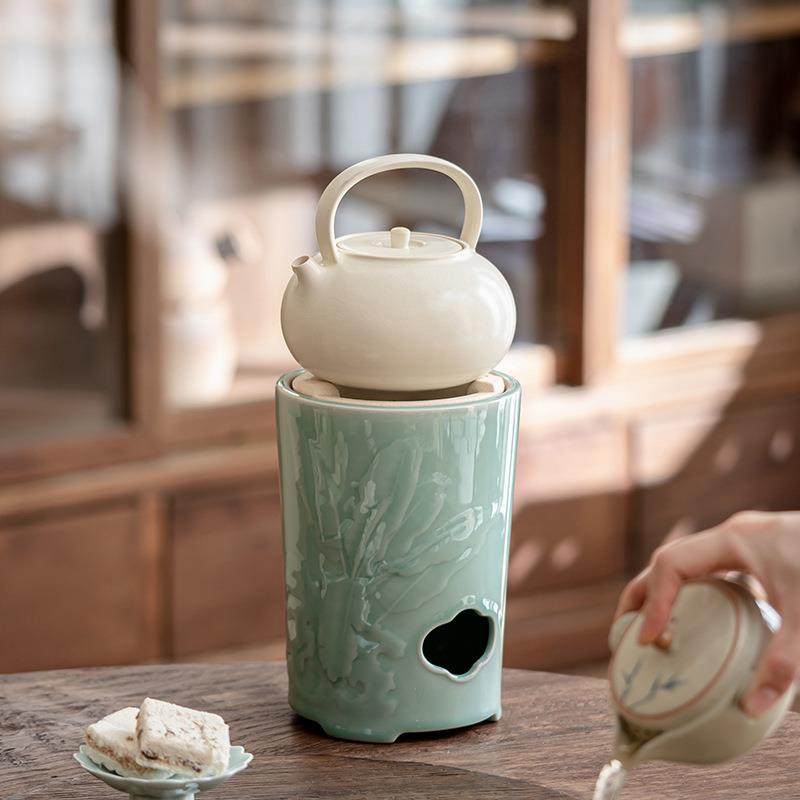 苏打釉提梁壶陶壶炭火煮茶炉碳炉煮茶壶围炉煮茶家用室内芭蕉,收纳整理,烫衣板及配件,淘宝优惠券,粉丝福利购,淘宝优惠卷