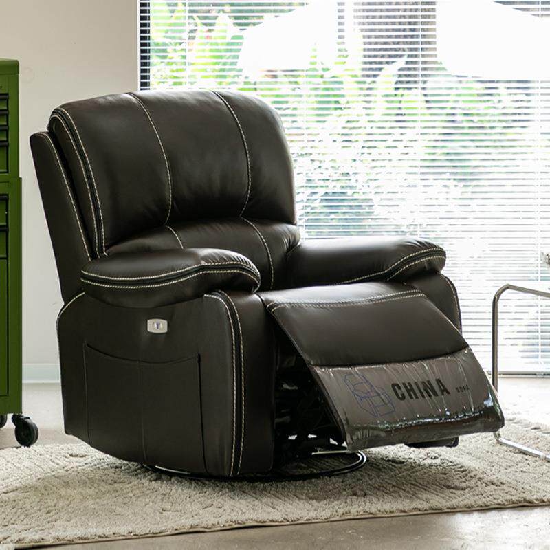 现代头等单人沙发舱客厅休闲摇椅电动多功能可躺可睡懒人沙发躺椅