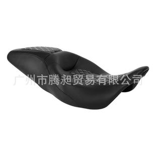 适用于哈雷街道滑翔路王CVO前驾驶员乘客后排座椅2009 2020黑色