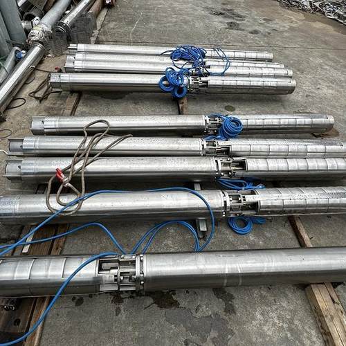 不锈钢电动深井泵深井大流量抽水泵220v清水泵多级排污深井泵厂