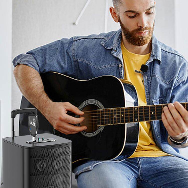 2.4无线麦克风011领夹教师讲课上课专用扩音器手持带线话筒降噪