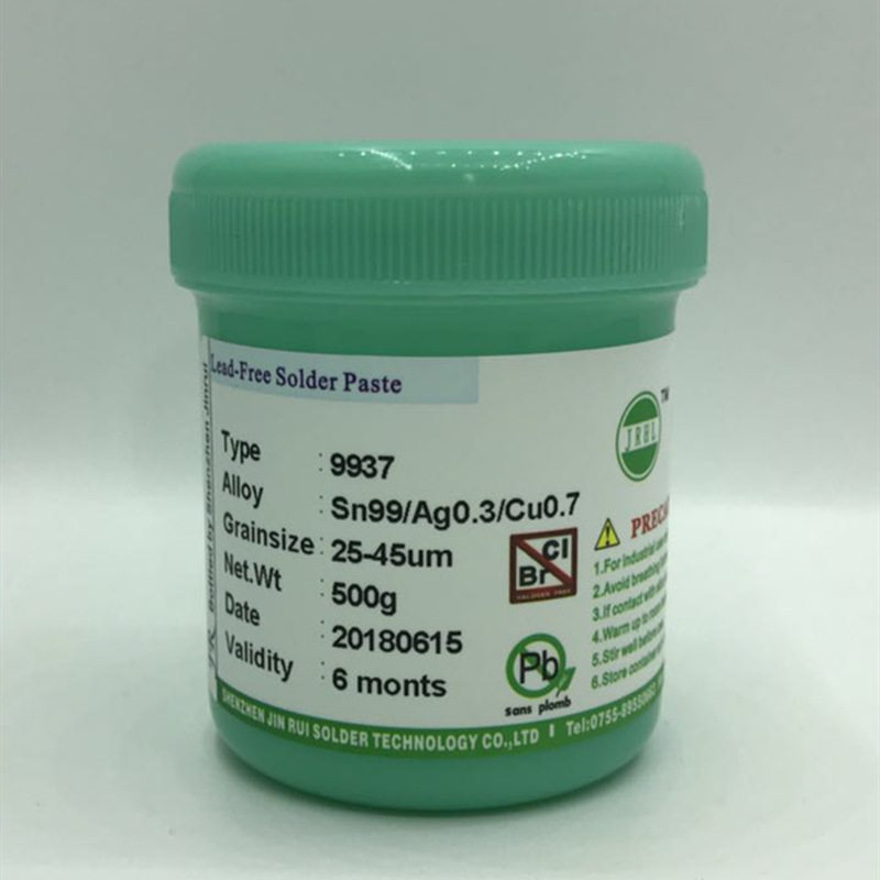 高温锡浆锡银铜Sn99Ag0.3Cu0.7贴片锡膏熔点217度含银焊锡膏高温