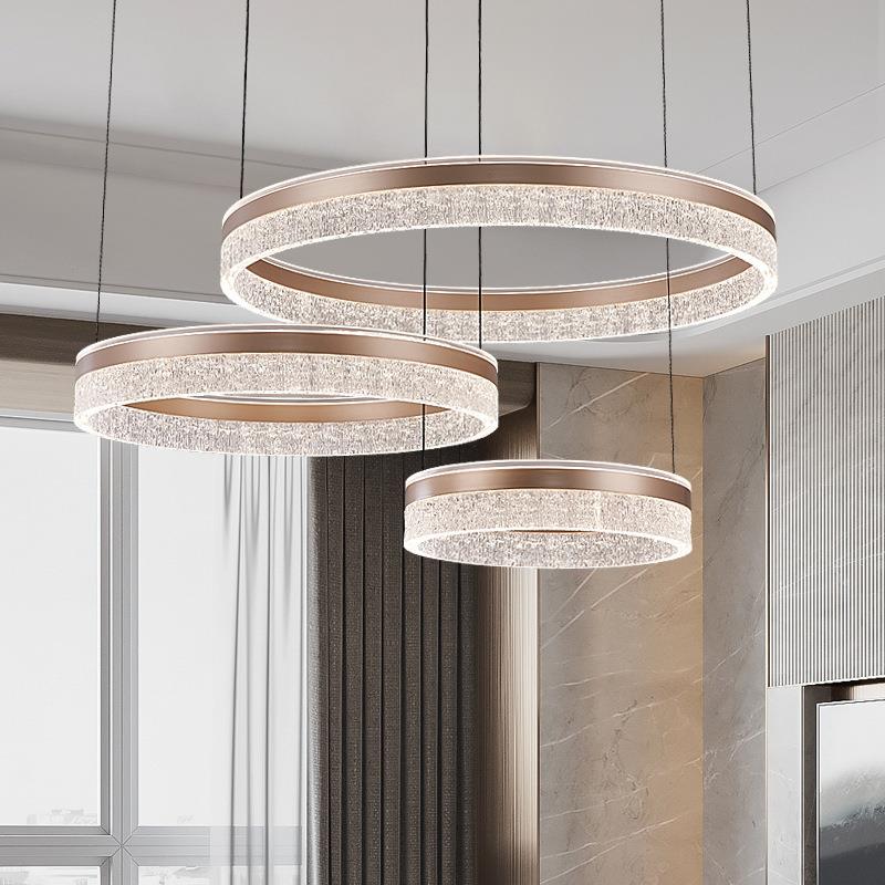 创意个性卧室餐厅灯具套餐简约现代水晶灯设计师客厅吊灯轻奢极简