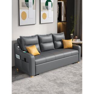 科技布沙发床两用可折叠多功能收纳简约经济型伸缩小户型客厅沙发