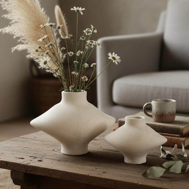 现代简约创意陶瓷拉丝花瓶摆件家居客厅电视柜茶几玄关样板房酒店,纺织面料/辅料/配套,纺织机械配件,淘宝优惠券,粉丝福利购,淘宝优惠卷