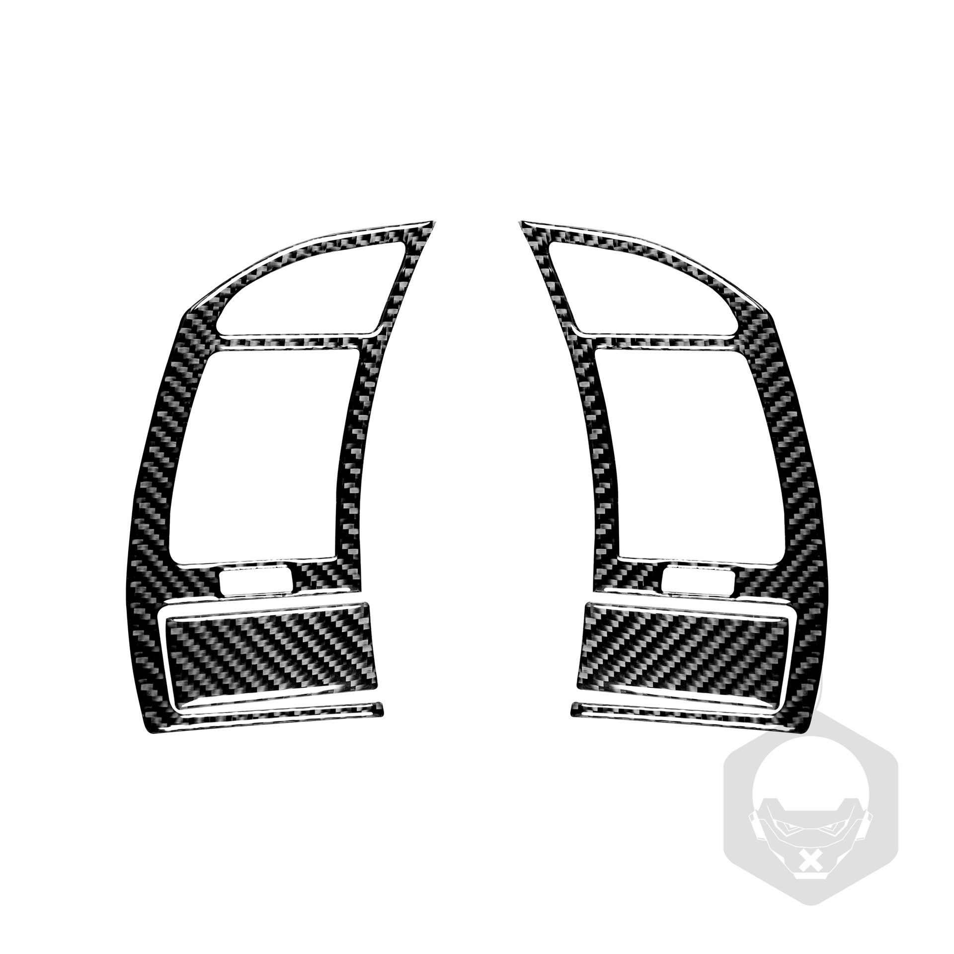 适用宝马Z4E8503-08碳纤维两侧风口面板装饰贴汽车内饰改装配件