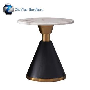 MT-166岩板旋转餐桌商用轻奢圆形酒店餐厅四人八人耐磨餐台