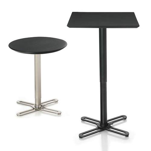 商务休闲洽谈会客桌升降折叠方桌办公茶水间休息高桌等候区高吧台