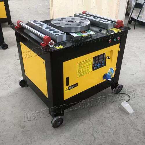 小型圆钢方管弯曲机 全自动数控钢筋折弯机 工程装修钢筋弯箍机