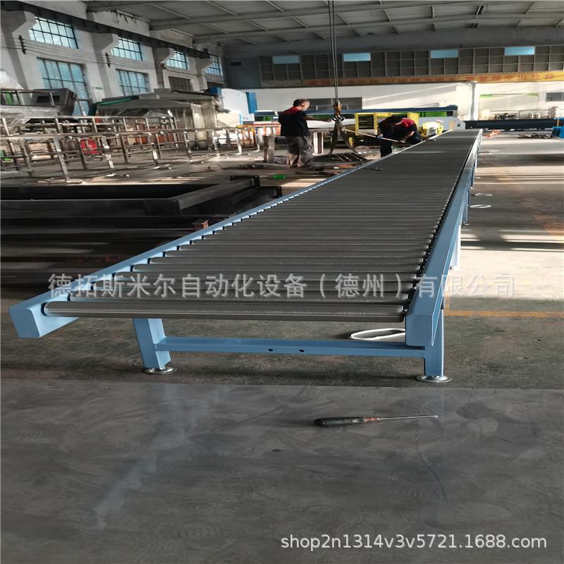 无动力滚筒输送机小型滚筒输送线装卸货运输机重型货物传送机