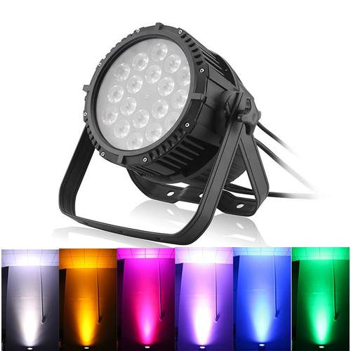 户外染色投光灯18颗六合一全彩防水帕灯ledpar灯婚庆演出舞台灯