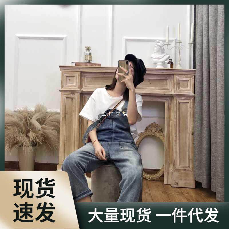 美式实木复古田园民宿壁炉装饰柜法式欧式简约壁炉架置物婚礼摄影