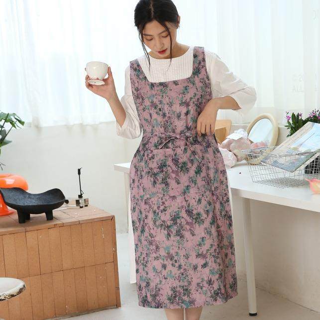 出韩版全棉无袖厨房围裙家务带口袋棉麻防污围裙围腰工厂,工业油品/胶粘/化学/实验室用品,其他实验室设备,淘宝优惠券,粉丝福利购,淘宝优惠卷