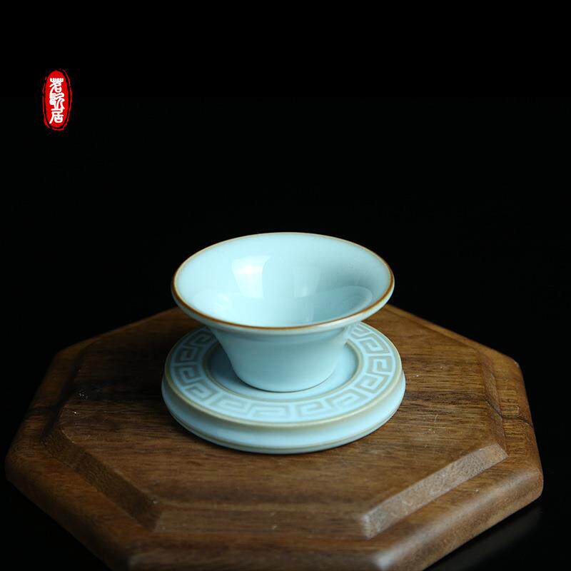 汝窑茶漏茶滤不锈钢茶漏泡茶器滤茶器滤茶创意茶漏器具茶具过滤器