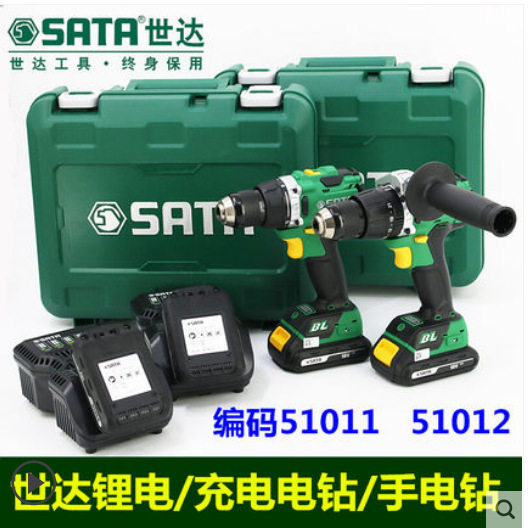 世达SATA五金工具 J系列18V锂电无刷电钻/起子机 51011 51012