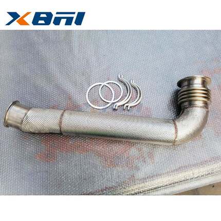 中国重汽豪沃TX7汕德卡C7H排气管_带保温层712W15204-6015