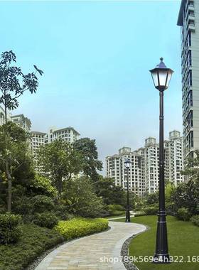 led庭院灯3米4米公园景观节日亮化灯市政工程别墅小区户外中式灯