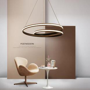 灯具吊灯led北欧餐厅吧台灯创意设计感简约线条艺术吊灯