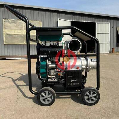 192风冷柴油机大油箱抽水泵6寸自吸泵口径150MM轻便型抽水机