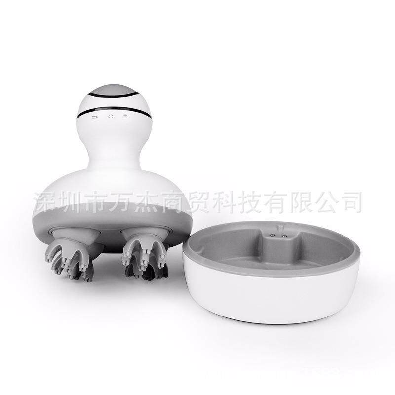 桀派头部按摩器电动家用自动揉捏神器按摩头皮疼的八爪头疗按摩仪