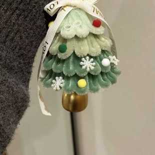 圣诞节diy扭扭棒圣诞树挂件材料包制作包挂件送情侣朋友生日礼物