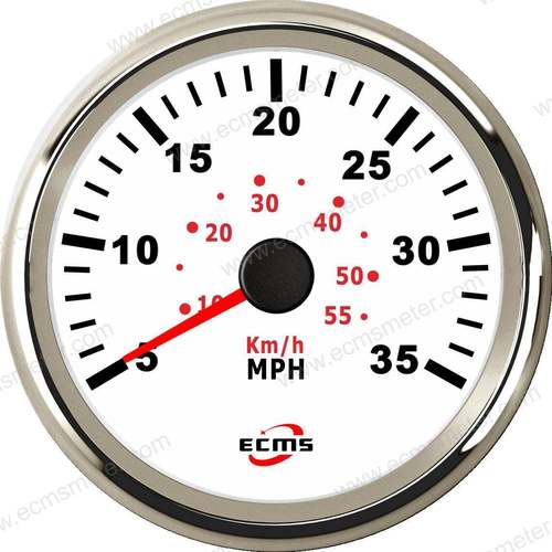 ECP改装车汽车电车船用仪表步进电机指针脉冲气压式速度表35MPH