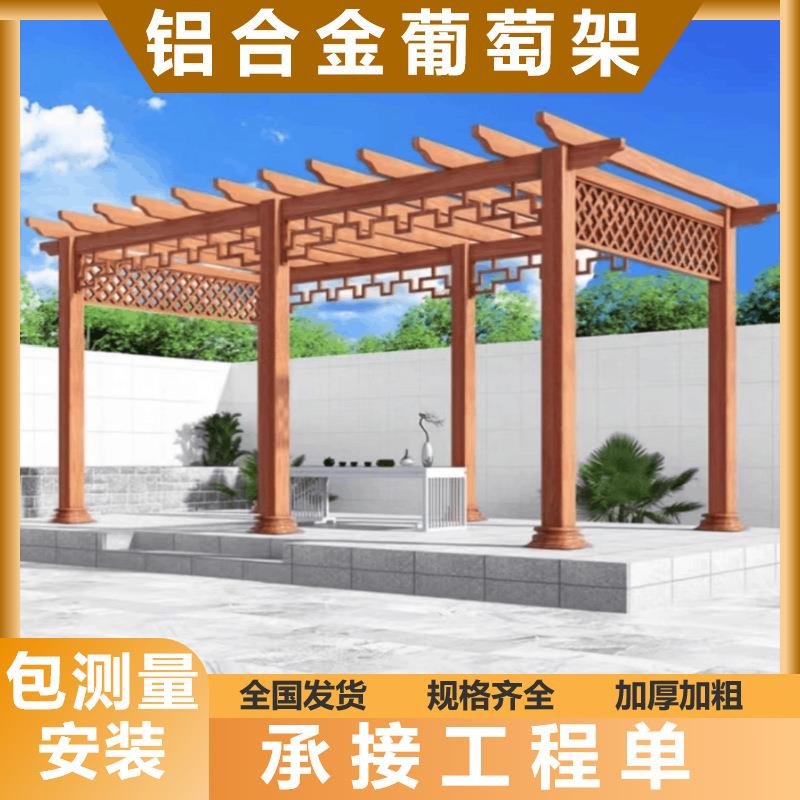 铝合金葡萄架花园植物爬藤花廊架户外景观凉亭子遮阳防腐葡萄架