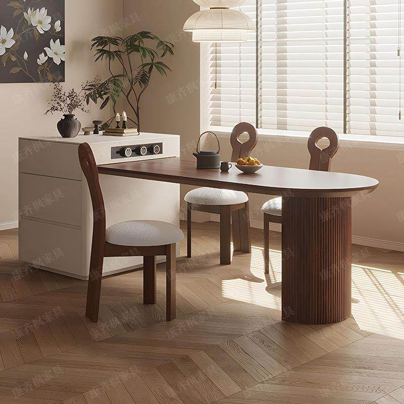 新款中古风岛台餐桌一体家用可伸缩小户型倒台岩板胡桃木色岛台桌,纺织面料/辅料/配套,纺织机械配件,淘宝优惠券,粉丝福利购,淘宝优惠卷