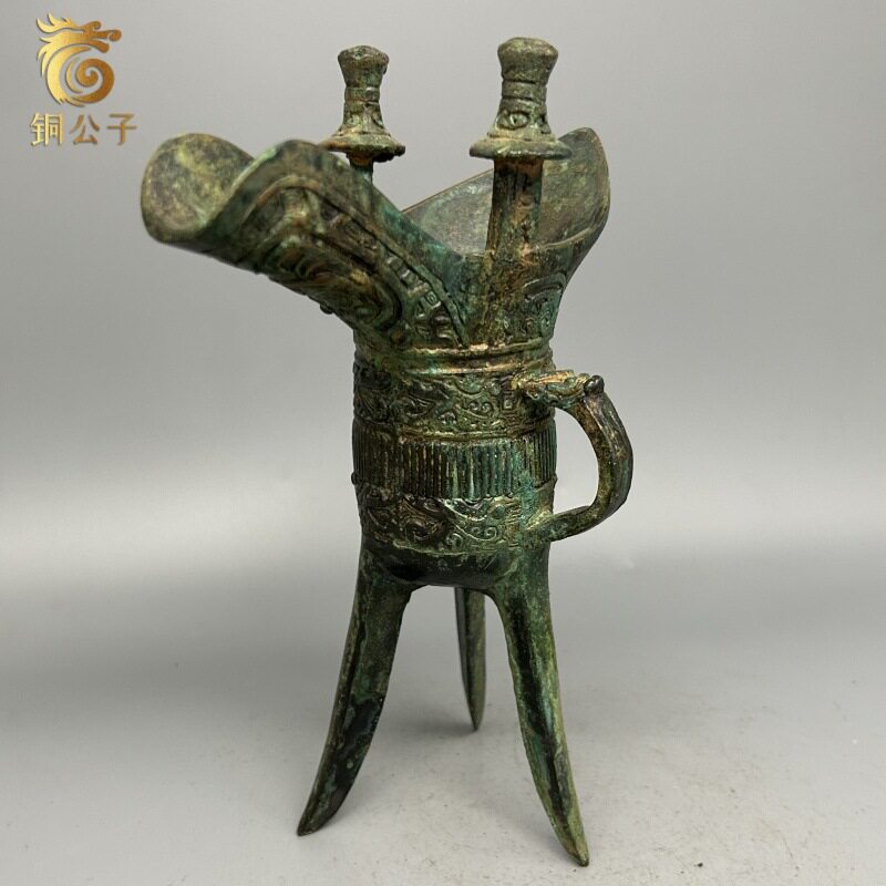 父辛爵仿古酒杯青铜器拜访送人佳品生产厂家直销批发品种多样实惠