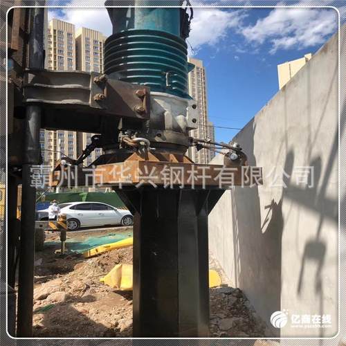 10KV钢管杆电力钢杆打桩电缆终端钢管塔输电钢杆打桩