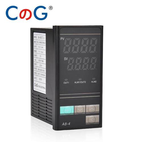 西崎温控仪A8-4R1TC智能温控仪A8系列数显温度控制器E型k型多输入