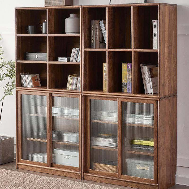 北欧日式全实木格子柜自由组合黑胡桃木书柜收纳柜储物柜展示边柜,机械设备,其他机械设备,淘宝优惠券,粉丝福利购,淘宝优惠卷