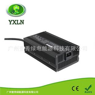 工厂铝壳58.4V15A磷酸铁锂充电器16串48V15A智能锂电充电器