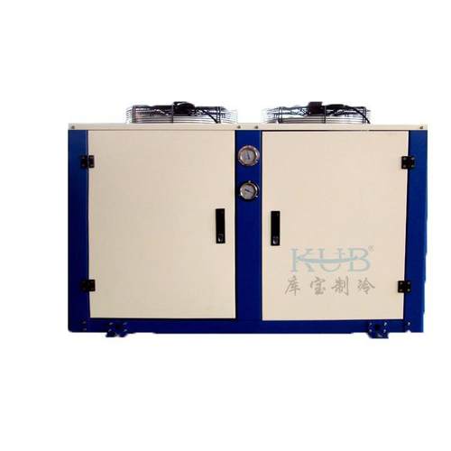 直销中低温环保制冷机组ZB45KQE箱式顶出风全封闭涡旋风冷机组