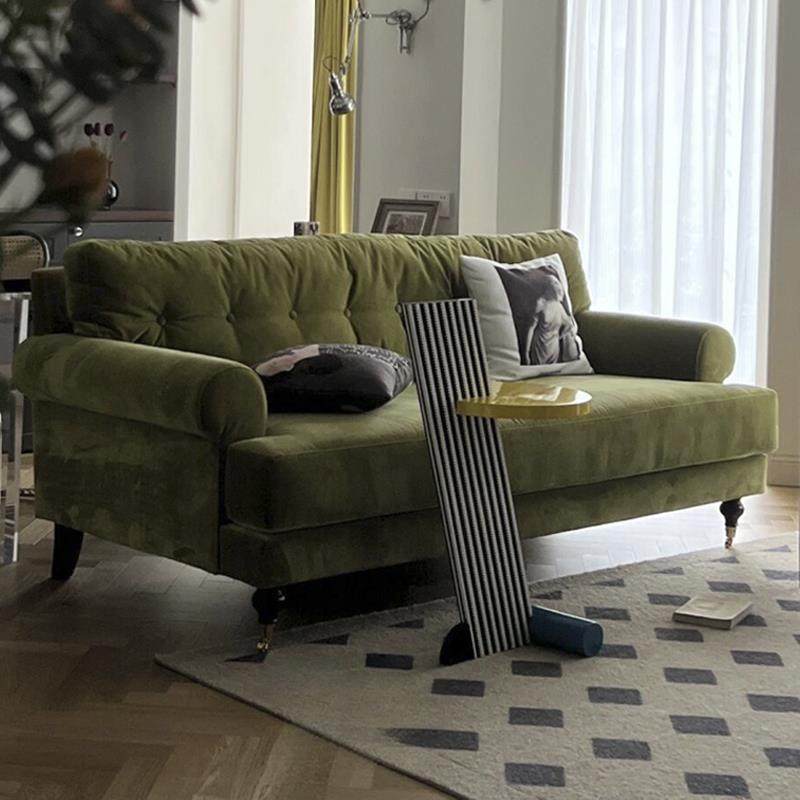 法式复古布艺沙发美式vintage风客厅小户型绿色拉扣丝绒民宿沙发,农用物资,其他肥料,淘宝优惠券,粉丝福利购,淘宝优惠卷