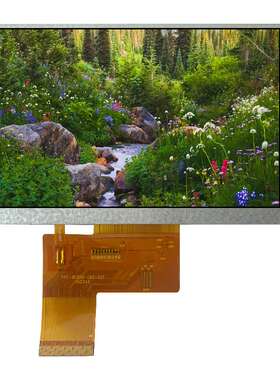 5寸IPS TFT液晶显示屏 RGB接口 800X480点阵屏 5英寸彩屏