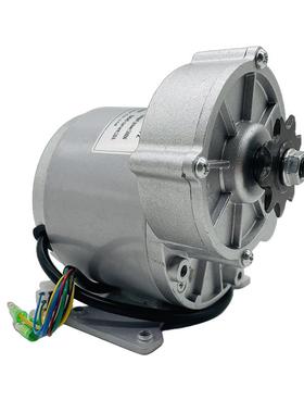 羚鹰 MY1018Z 36V500W无刷减速电机 霍尔减速马达 自行车套件电机