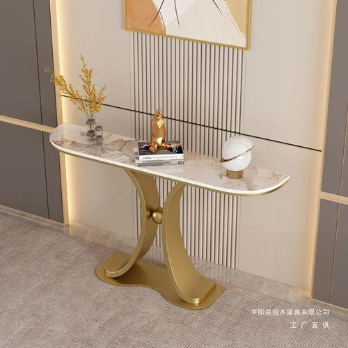 玄关柜入户正对门客厅高端现代简约装饰靠墙条案隔断玄关桌餐边桌