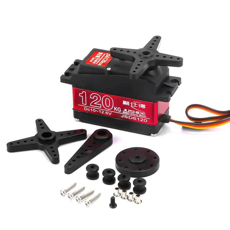 聚仕德120KG单轴大扭矩金属数字舵机180度/270度机器人机械臂适用,电子元器件市场,其它元器件,淘宝优惠券,粉丝福利购,淘宝优惠卷