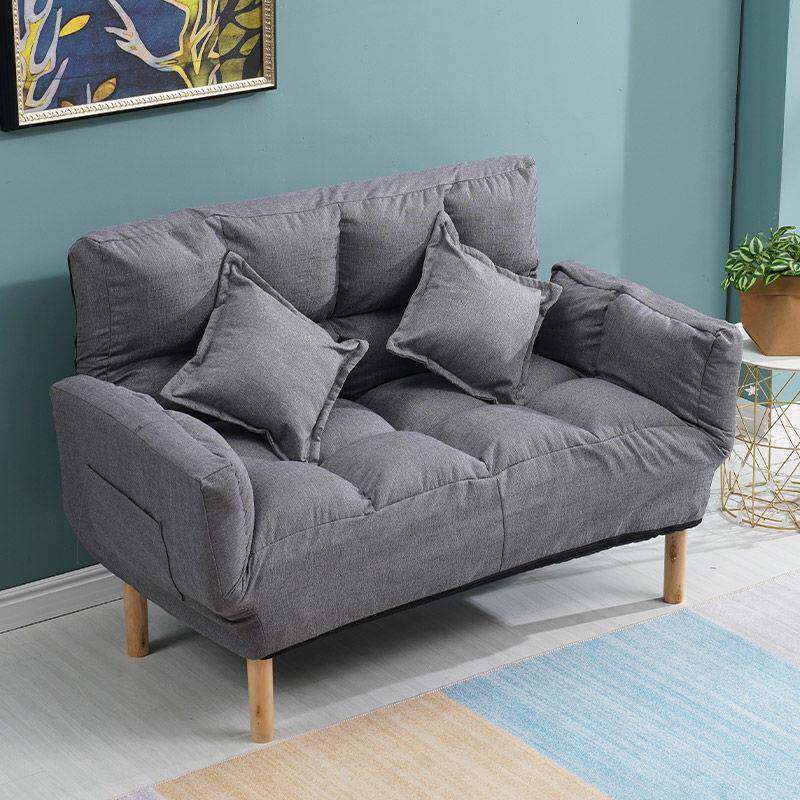 懒人沙发简易小户型客厅双人现在经济型榻榻米折叠卧室阳台沙发床